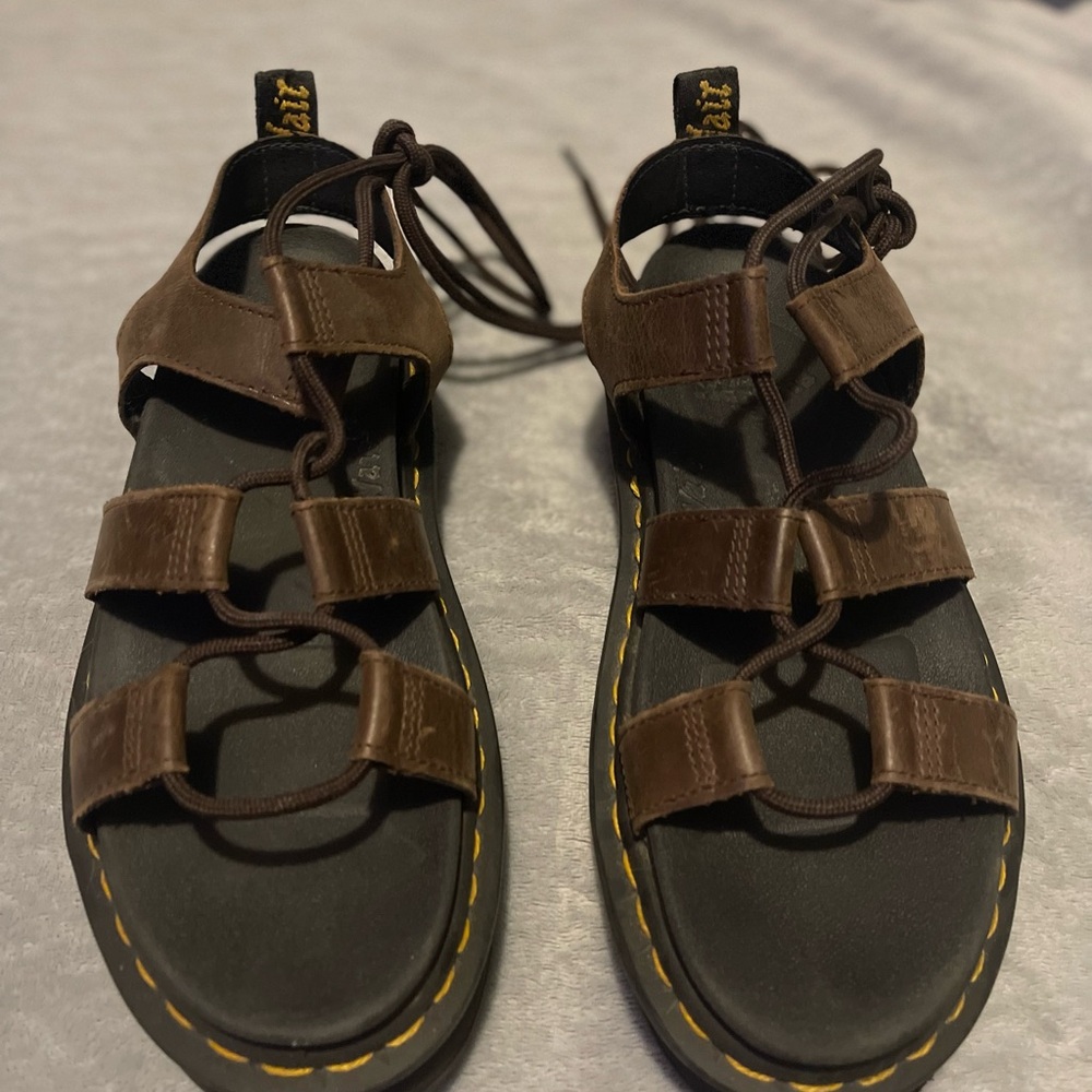Dr. Martin Doc Martins Nartilla gladiator sandals women’s size 8 brown leather